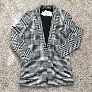 H&M Divided Houndstooth Blazer US 0